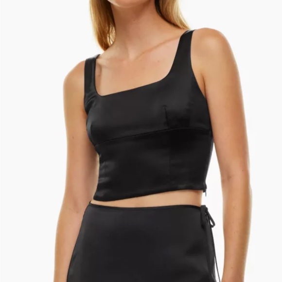 Wilfred Shine Bustier Satin bustier tank top size M - Picture 1 of 10